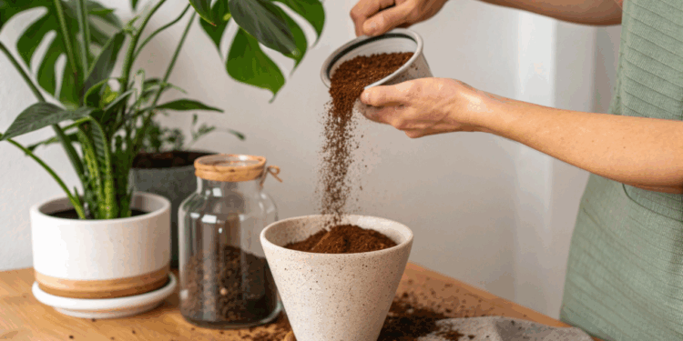 Do café à flor: como resíduos da sua cozinha podem transformar suas plantas