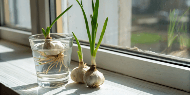 Colher alho em casa, 5 passos para brotar dentes usando apenas água