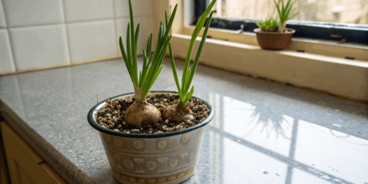 Este método caseiro faz a cebolinha crescer mais grossa, saudável  e durar o ano inteiro