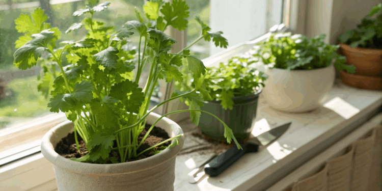 Quer folhas frescas sempre? Veja como plantar coentro em vaso de forma simples