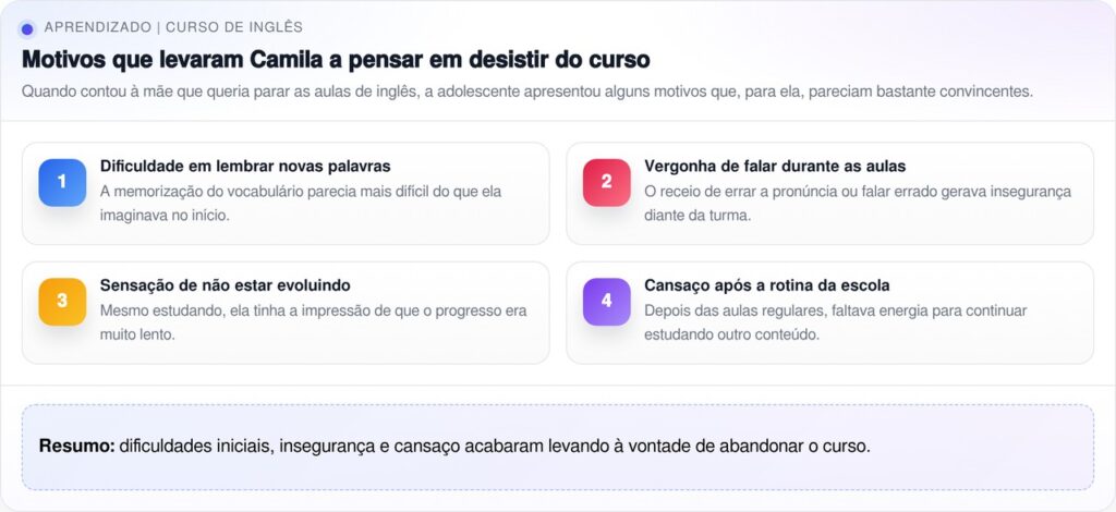 Mãe usa frase de Clarice Lispector “Que ninguém se engane, só se consegue a simplicidade através de muito trabalho.” para filha que desistiu do curso de inglês
