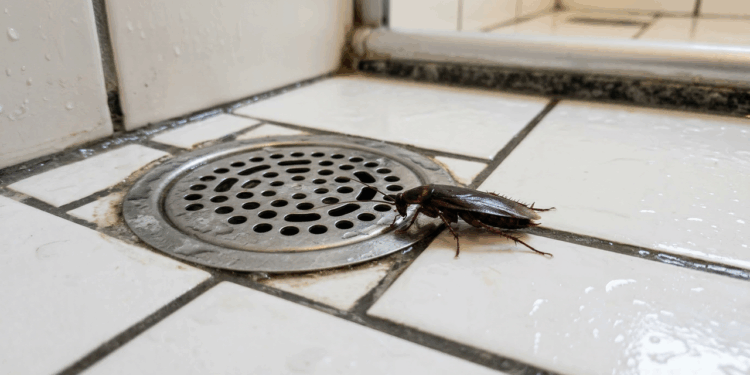 A forma mais simples de afastar baratas do ralo é jogar essa combinação natural uma vez por semana