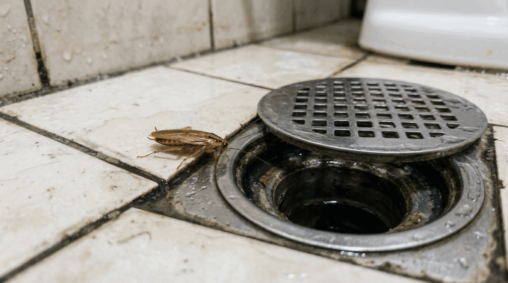 A forma mais simples de afastar baratas do ralo é jogar essa combinação natural uma vez por semana