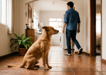 O que significa quando o cachorro te segue por todos os cômodos da casa e como esse comportamento revela o nível de apego, segundo especialistas