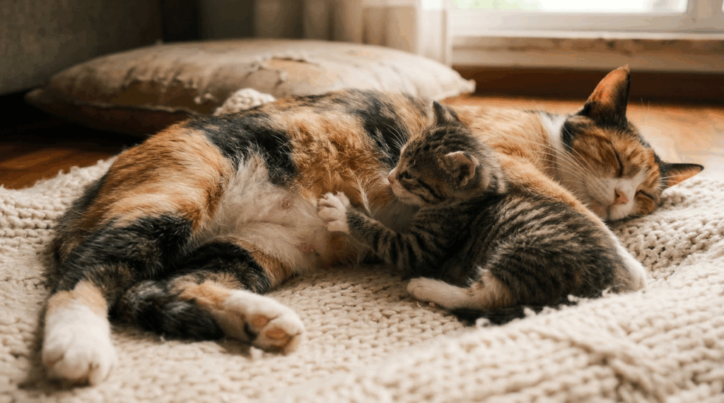 O que significa quando o gato amassa com as patinhas e o que esse gesto revela sobre a infância dele