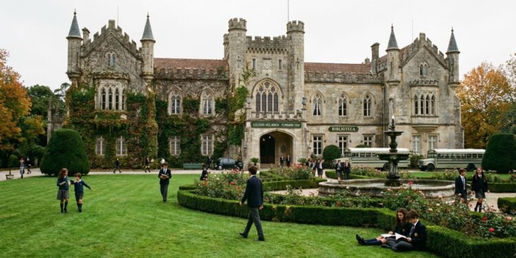 Completou 100 anos: a escola na zona norte que possui um castelo e famílias com até quatro gerações de alunos