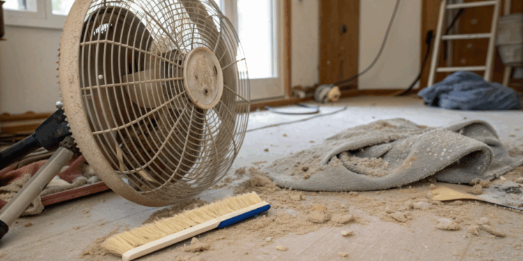 Pano e espanador não resolvem: erro na limpeza do ventilador espalha pó pela casa