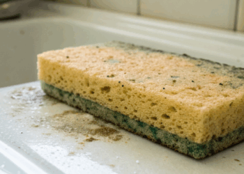 Você está usando a esponja de cozinha por tempo demais, e isso é perigoso para sua saúde