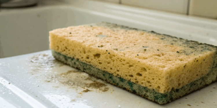 Você está usando a esponja de cozinha por tempo demais, e isso é perigoso para sua saúde