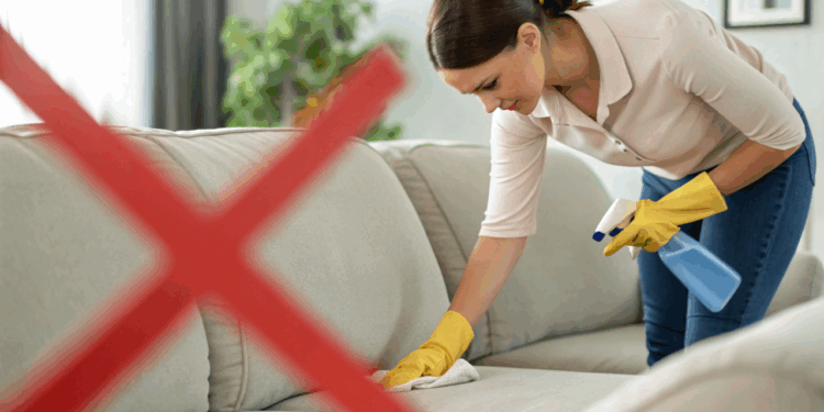 5 hábitos de limpeza que estão estragando seus estofados sem você perceber