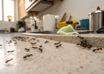 A armadilha natural que confunde as formigas e protege a sua cozinha de infestações