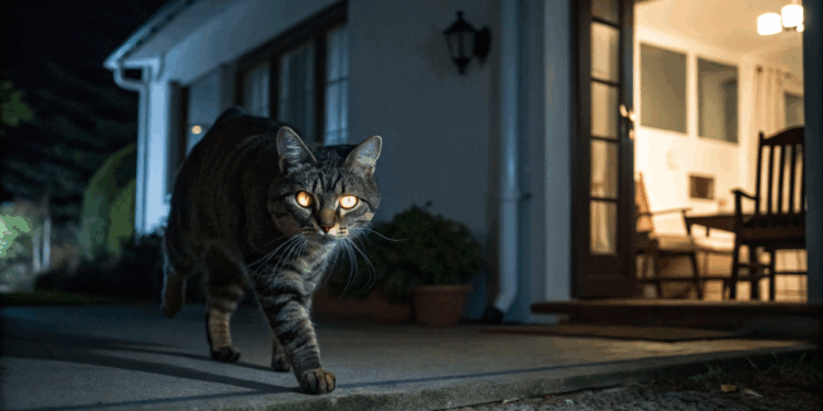 Por que seu gato corre pela casa e pula os móvis à noite e como lidar com isso