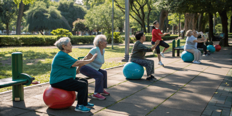 Como praticar exercícios diários ajudam idosos a fortalecer os músculos, evitar quedas e doenças