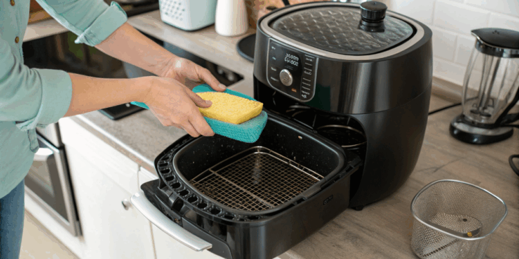 Gordura escondida na air fryer pode prejudicar alimentos e aparelho, saiba como limpar da maneira certa
