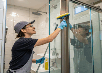 Box do banheiro parece manchado para sempre até testar esta mistura caseira com 3 ingredientes