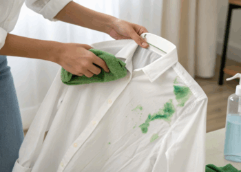 Esfregar a camisa pode piorar a mancha de grama, veja o jeito certo de limpar com receitinha caseira