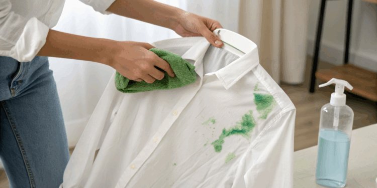Esfregar a camisa pode piorar a mancha de grama, veja o jeito certo de limpar com receitinha caseira