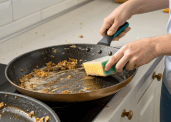 10 minutos e dois ingredientes baratos,  como limpar suas panelas sem produtos caros