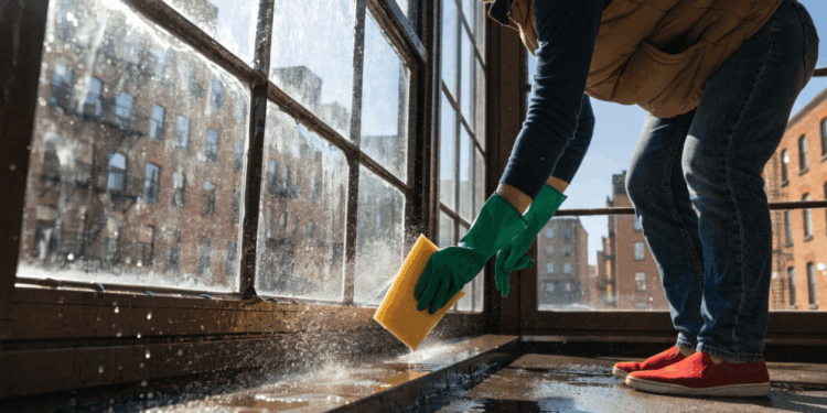 Antes de jogar a esponja velha fora, transforme-a em limpador de cantos que você nunca alcançaria