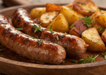 Batatas e linguiça assadas no forno: aprenda a receita que vai encantar toda família