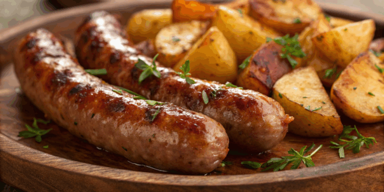Batatas e linguiça assadas no forno: aprenda a receita que vai encantar toda família