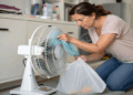 Como limpar o ventilador e remover toda a sujeira com o truque da sacola