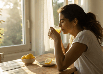 Antes do café da manhã, veja por que água morna com limão virou hábito de quem busca mais energia