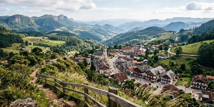 Fundado por um ministro austríaco a 796 m de altitude: esse vilarejo tem consulado europeu e qualidade de vida alpina