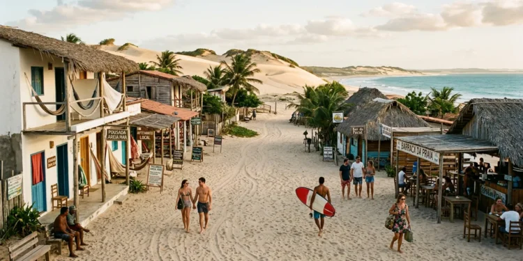 Sem asfalto e sem postes de luz: a vila cearense eleita uma das praias mais bonitas do mundo