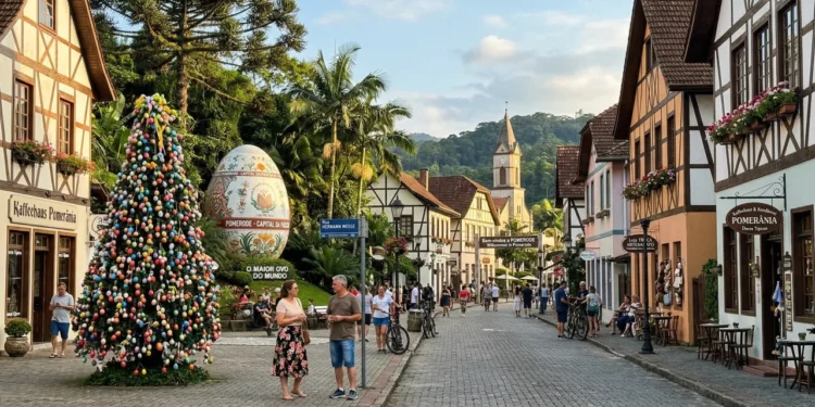 A cidade mais alemã do Brasil fala três idiomas e tem dois recordes mundiais reconhecidos pelo Guinness Book