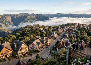 Uma cidade a mais de 1600 metros de altura reconhecida como “Suíça Brasileira” e detentora do título de melhor clima do planeta