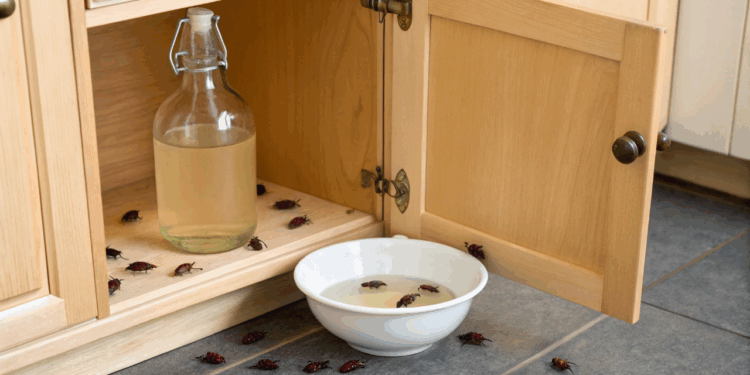 Besouros no armário surgem por um erro comum e o vinagre pode resolver sem esforço