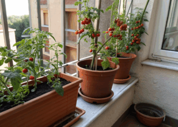 Erro comum ao plantar tomate cereja em vasos que pode impedir que a planta dê frutos