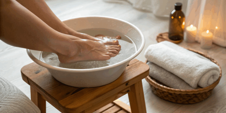 Por que colocar os pés em água morna antes de dormir pode melhorar o seu sono