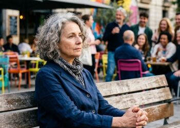 pessoa com poucos amgios