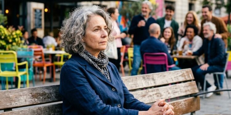 pessoa com poucos amgios