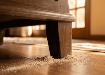 Se você viu um pozinho estranho perto dos móveis pode ser sinal de ataque silencioso de cupins