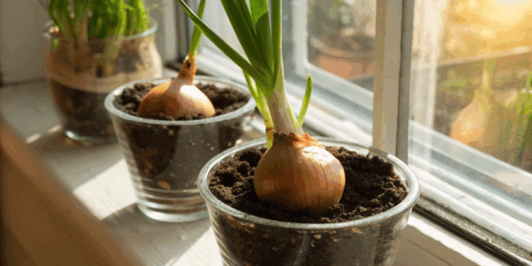 Para evitar desperdício, veja como replantar cebola e ter folhas em poucos dias