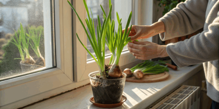 Por que sua cebolinha não cresce no vaso? O problema pode estar na terra