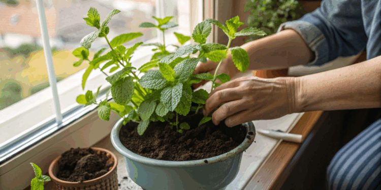 Ela parece resistente, mas a hortelã pode morrer em dias se você plantar assim
