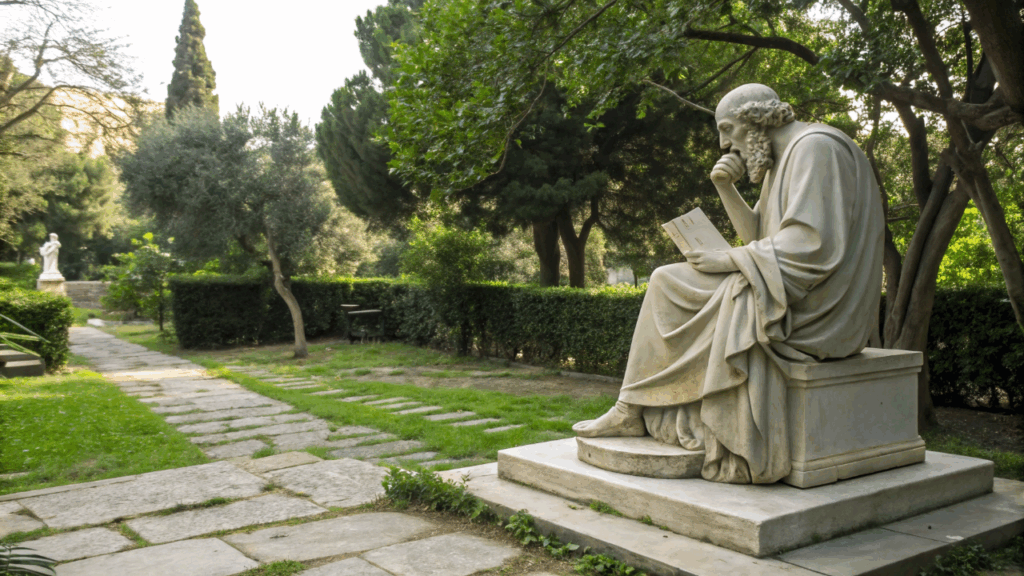 Platão, filósofo grego e discípulo de Sócrates: "A coisa mais indispensável a um homem é reconhecer o uso que deve fazer do seu próprio conhecimento."