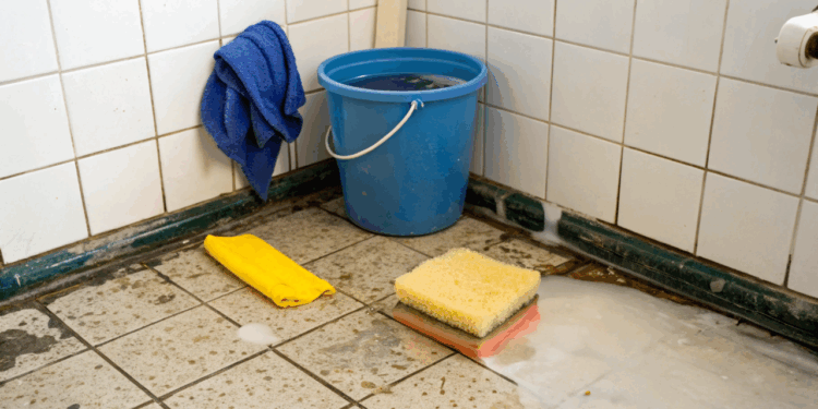 O erro silencioso da faxina começa na temperatura da água e faz a sujeira se espalhar pela sua casa