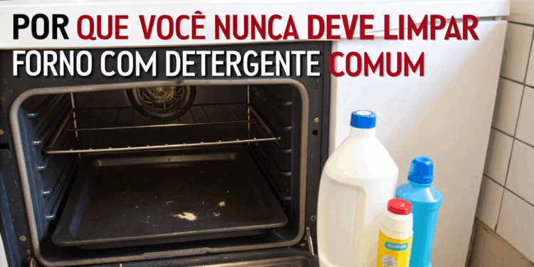 Esse produto parece inofensivo, mas não foi feito para limpar seu forno
