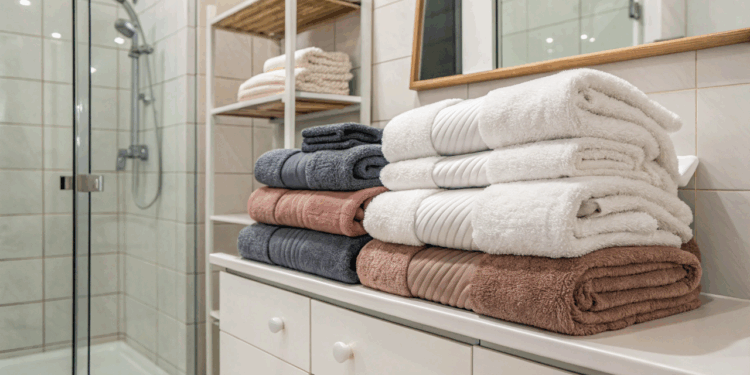 Perigo invisível no banheiro, toalhas mal lavadas podem acumular fungos saiba quando trocar