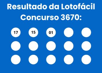 Resultado da Lotofácil: veja números e ganhadores do concurso 3670(sábado, 25/04) e como resgatar