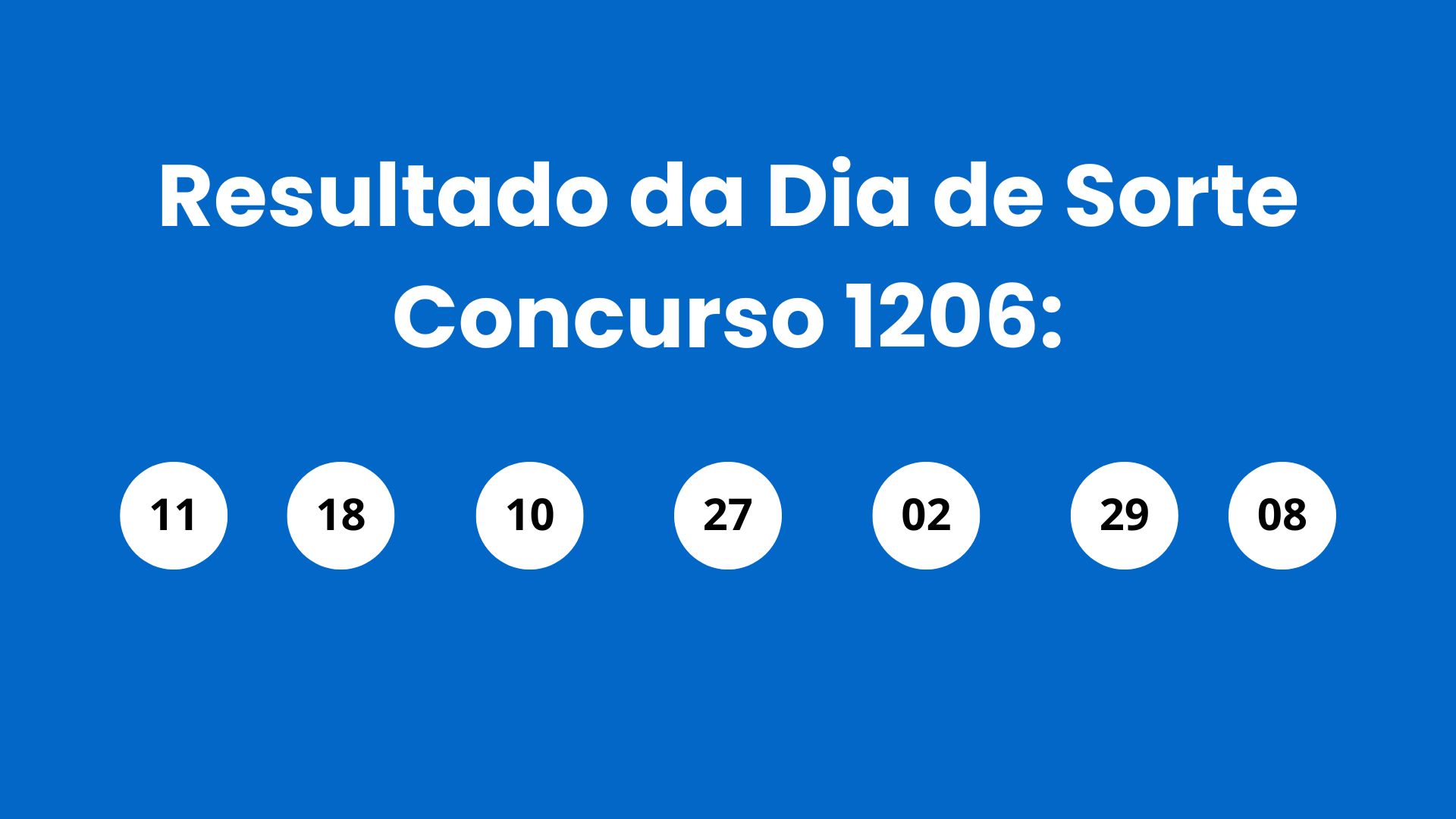 Resultado do Dia de Sorte: veja números e ganhadores do concurso 1206 (terça, 28/04) e como resgatar