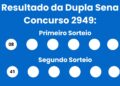 Resultado da Dupla Sena: veja números e ganhadores do concurso 2949 (sexta, 24/04) e como resgatar