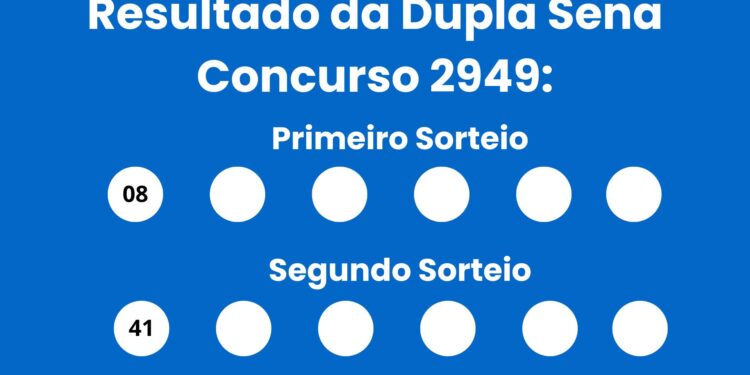 Resultado da Dupla Sena: veja números e ganhadores do concurso 2949 (sexta, 24/04) e como resgatar