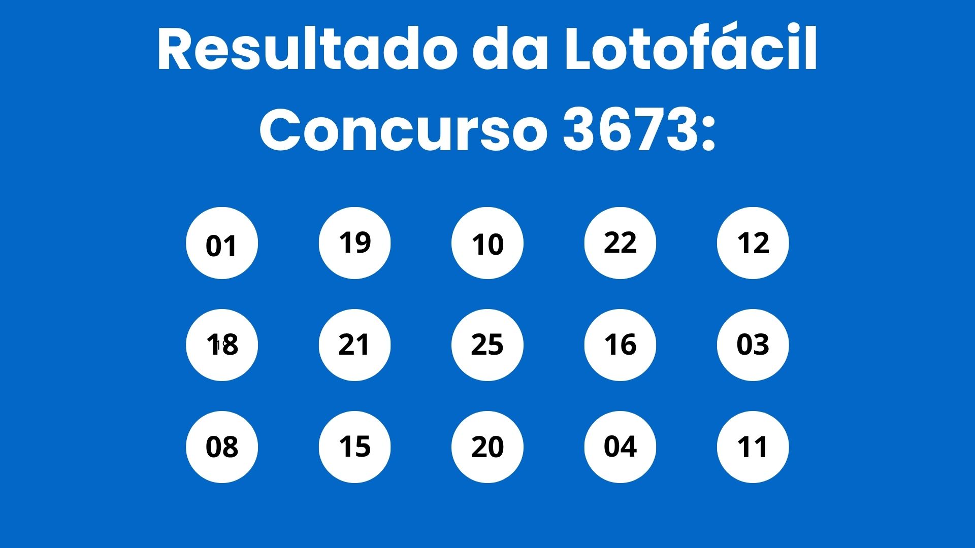 Resultado da Lotofácil: veja números e ganhadores do concurso 3673 (quarta, 29/04) e como resgatar