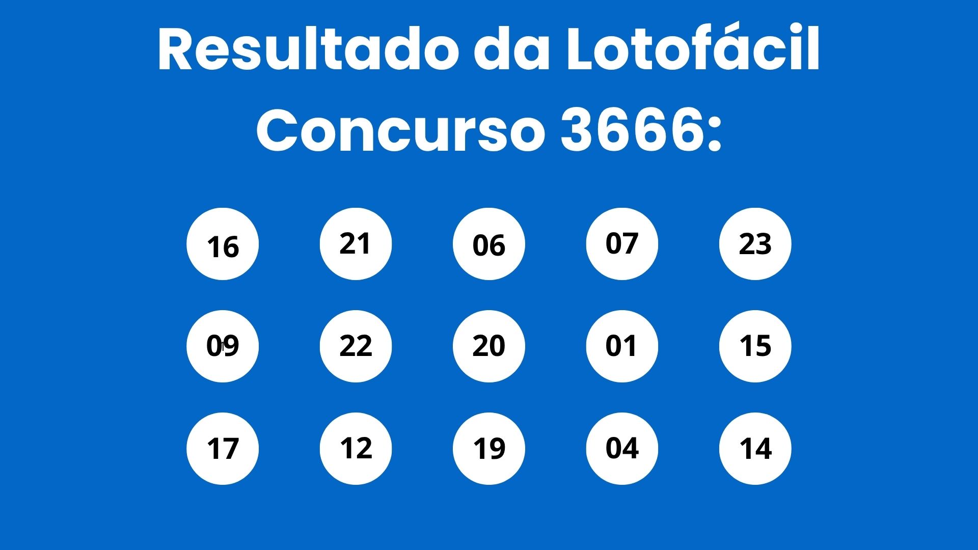 Resultado da Lotofácil: veja números e ganhadores do concurso 3666 (segunda, 20/04) e como resgatar